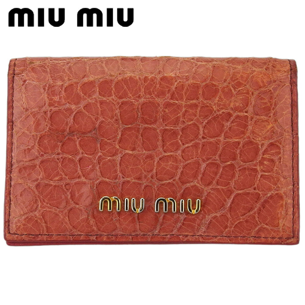 楽天市場】ミュウミュウ MIU MIU カードケース マドラス ラブ