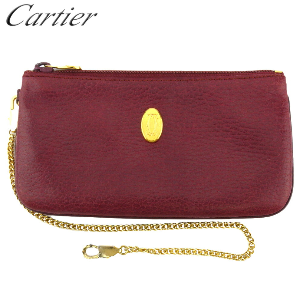 未使用品 レア CARTIERカルティエ 化粧ポーチ ボルドー ミニポーチ 楽天市場】Cartier カルティエ 化粧ポーチ メイクポーチ マルチ