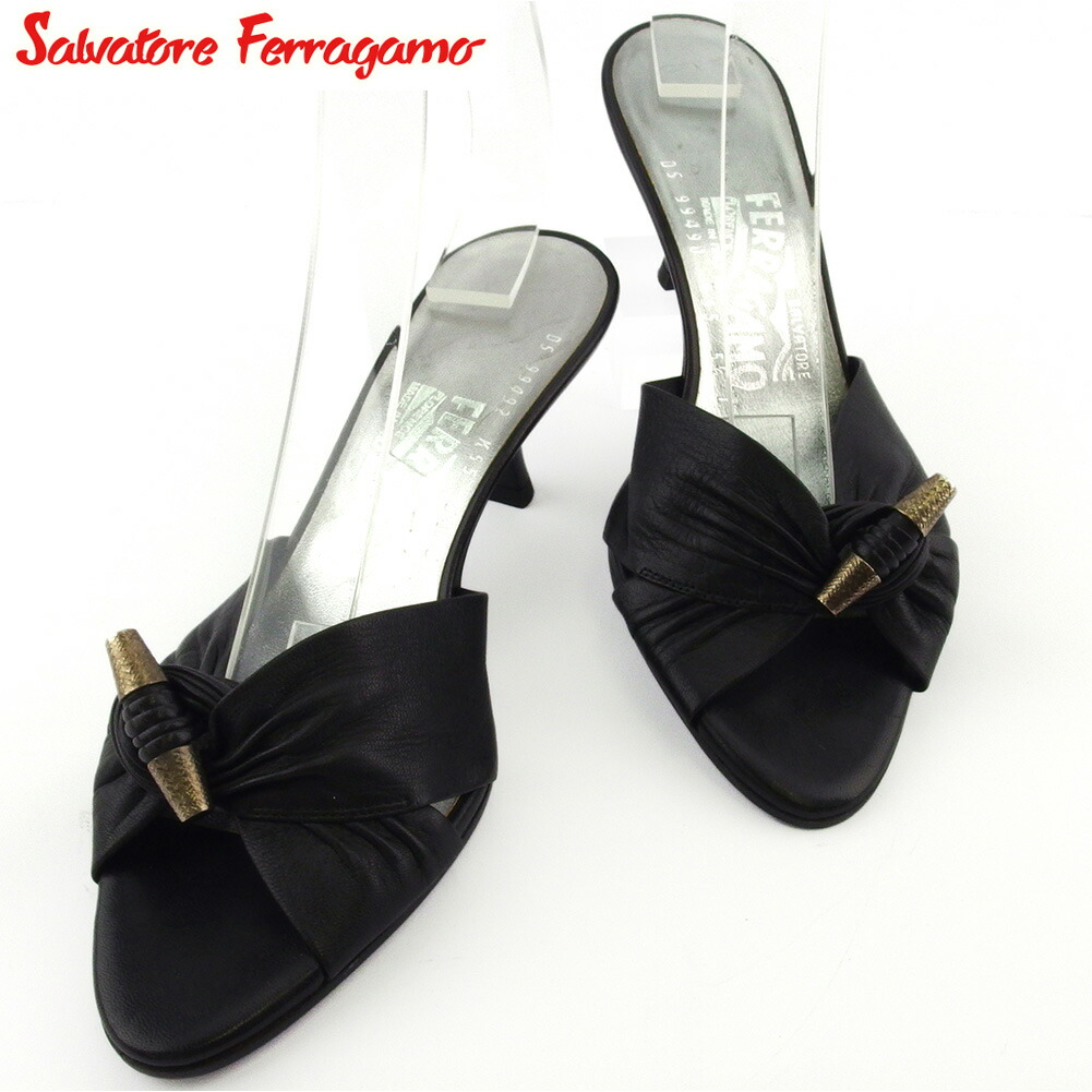 新品未使用✨Salvatore Ferragamo ミュール　ヴァラ　ブラック Amazon | [サルヴァトーレ フェラガモ] 靴 レディース ヴァラ