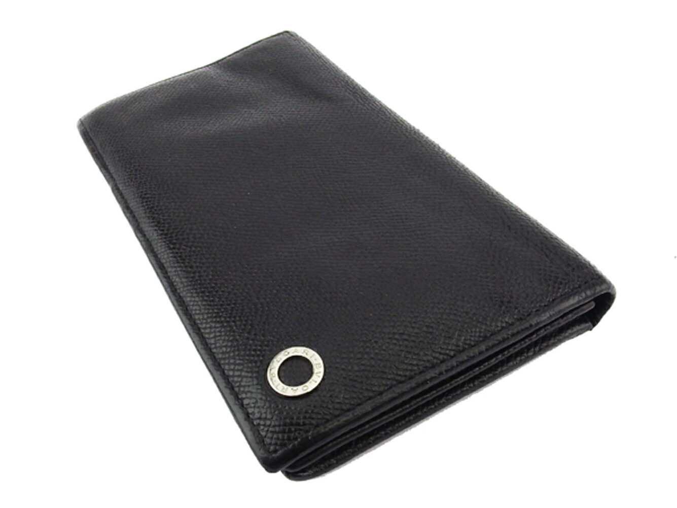 残り1点 マラソンp2倍 10 オフ 送料無料 中古 ブルガリ 長財布 ファスナー付き 財布 メンズ ブルガリブルガリマン ブラック シルバー レザー Bvlgari T153 Rsvpserves Org