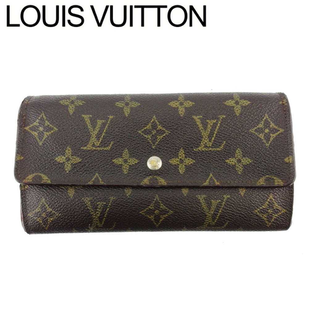 定番 美品 ルイヴィトン モノグラム 長財布 ポルトモネクレディ 楽天市場】【財布】LOUIS VUITTON ルイ ヴィトン モノグラム