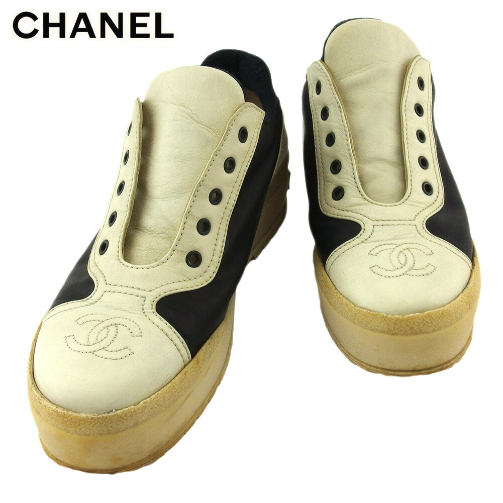 楽天市場】【美品】シャネル【CHANEL】 スニーカー ココマーク