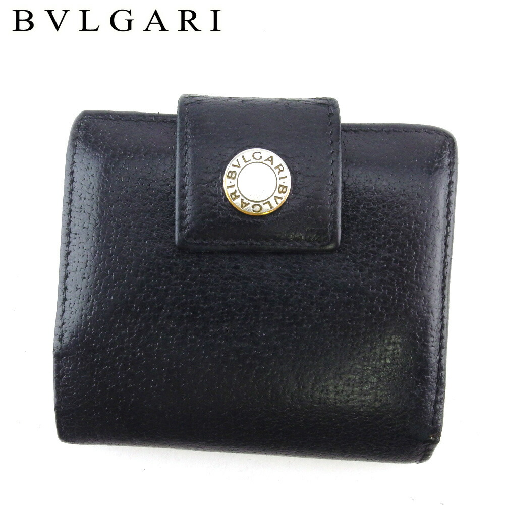 BVLGARI ブラック 二つ折り財布 ブルガリ BVLGARI 二つ折り財布 メンズ ブルガリ ブルガリ