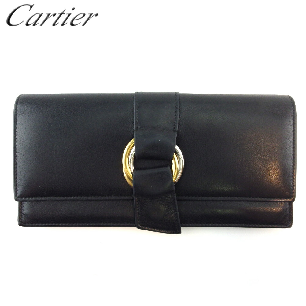 【新品同様】CARTIER 　カルティエ トリニティ 長財布 エナメル 金具 brandbayshop_v0088856600