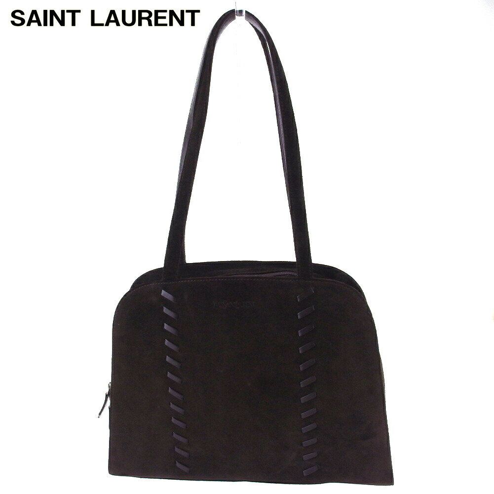 SAINT LAURENT サンローラン　ラフィア　トートバッグ　新品同様 サンローラン新作