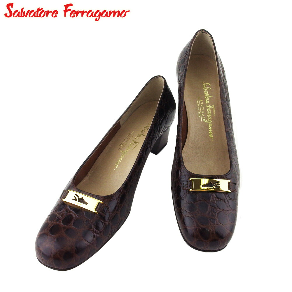楽天市場】【中古】 サルヴァトーレ フェラガモ パンプス シューズ 靴