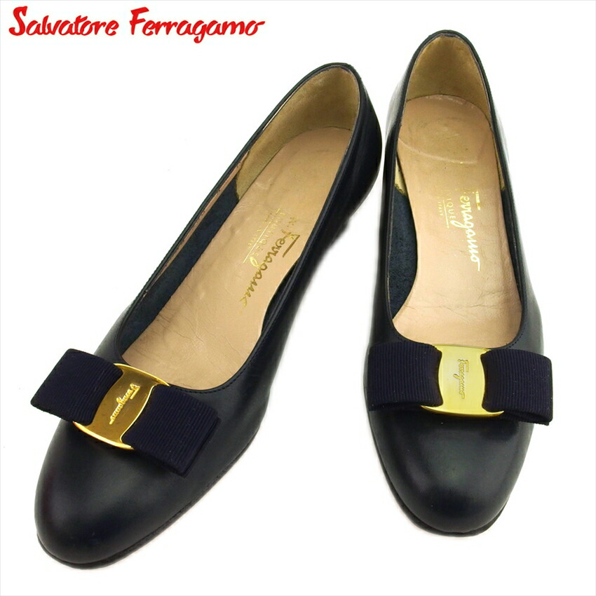 【美品】Salvatore Ferragamo フェラガモ パンプス　❤︎ FERRAGAMO フェラガモ パンプス CARLA 70 レディース 7cmヒール