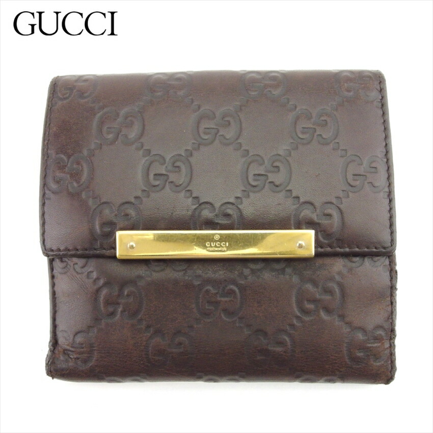 GUCCI グッチ シボ革 レザー ニュージャッキー 二つ折り ミニ 財布 楽天市場】グッチ GUCCI 財布 Wホック 二つ折り財布 035 2778