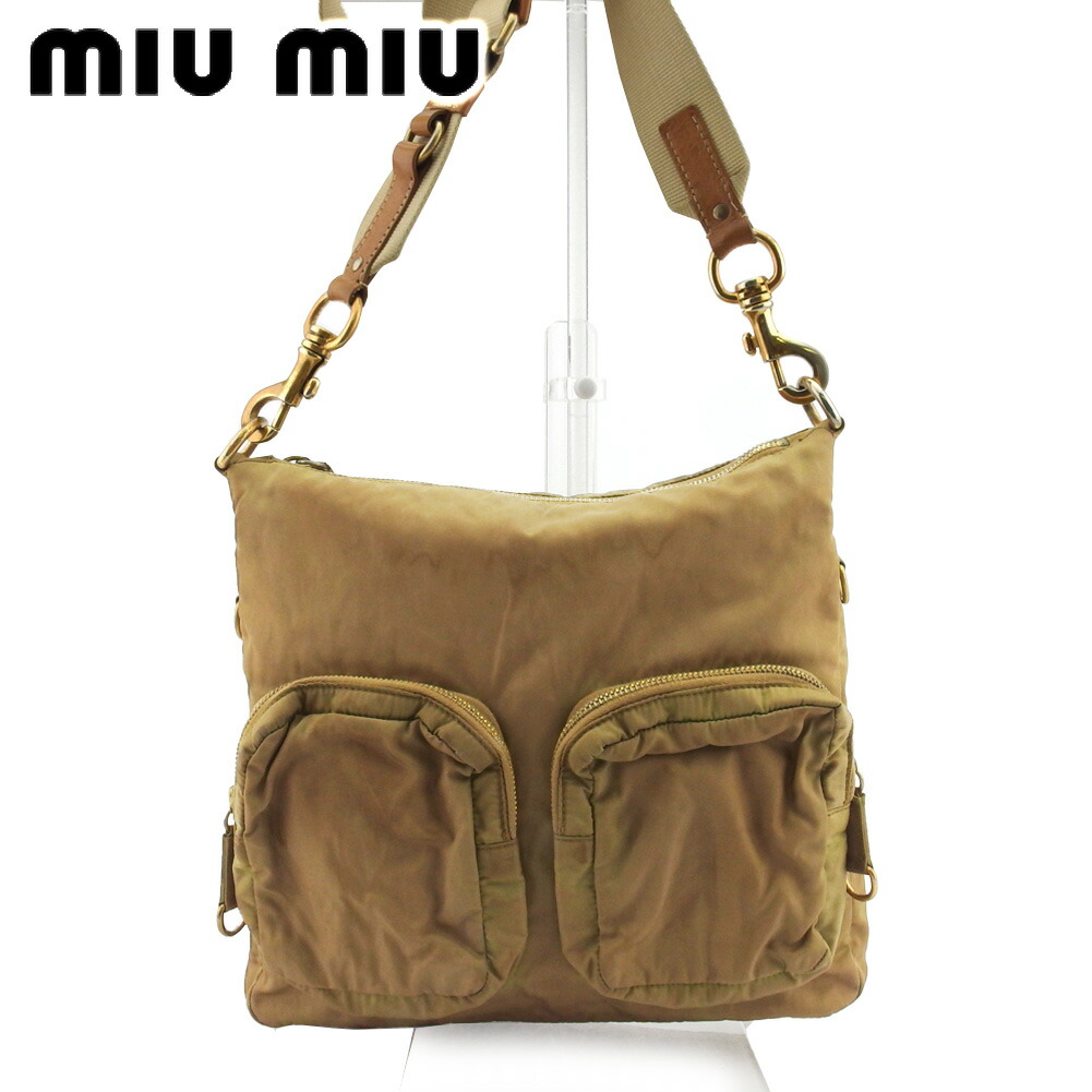 楽天市場】MIUMIU ミュウミュウ キルティング スタッズ カバン 2WAY