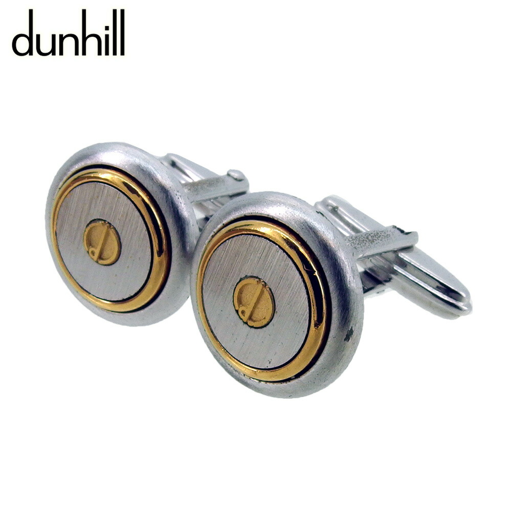 ダンヒル　カフスリンクス　サッカーボールモチーフ　dunhill ダンヒル サッカーボールモチーフ スターリングシルバー カフス