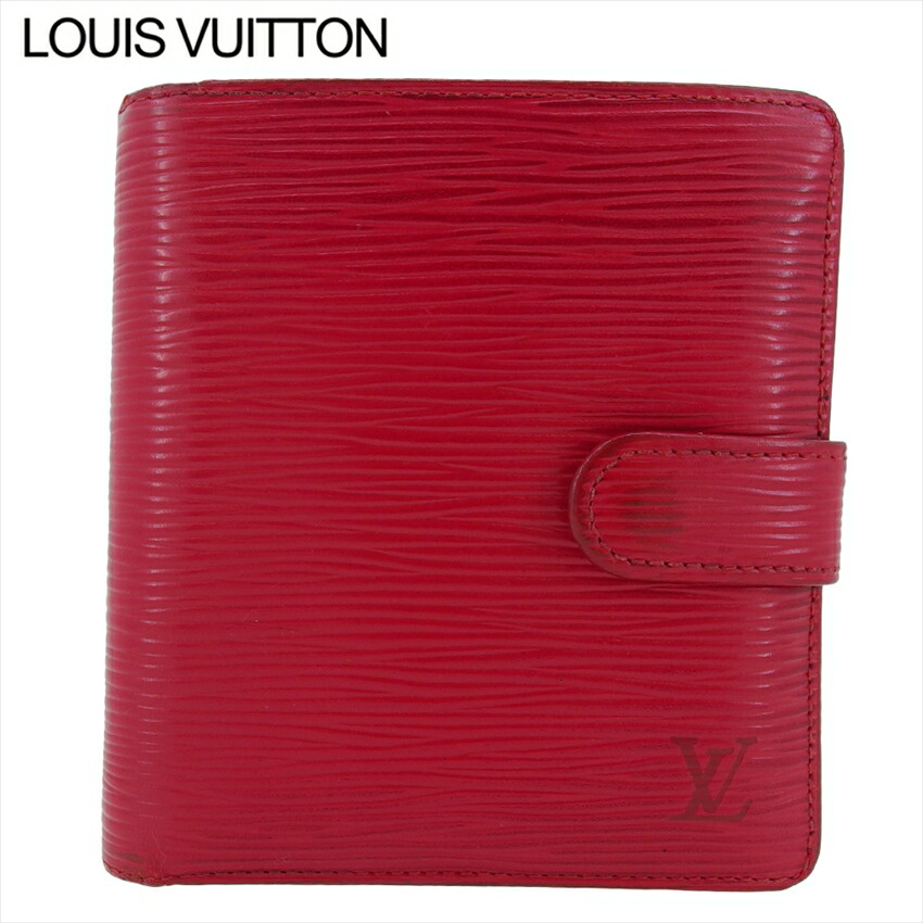 LOUIS VUITTON エピレザー 二つ折り財布 バーガンディ ルイ・ヴィトン エピレザー 二つ折り財布 バーガンディ - メルカリ