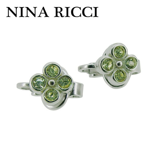 【Fashion Special Fair★24％OFFクーポン】【中古】 ニナリッチ イヤリング アクセサリー シルバー シルバーメッキ NINA RICCI T23865 ブランド ハイブランド ヴィンテージ 送料無料