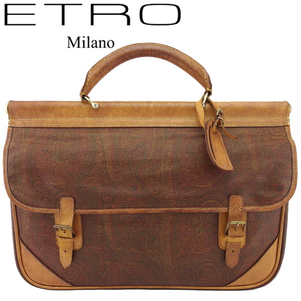 超人気✨　エトロ　ビジネスバッグ　マルゴット　レザー　2way メンズ 超人気✨ エトロ ビジネスバッグ マルゴット レザー 2way メンズ 超