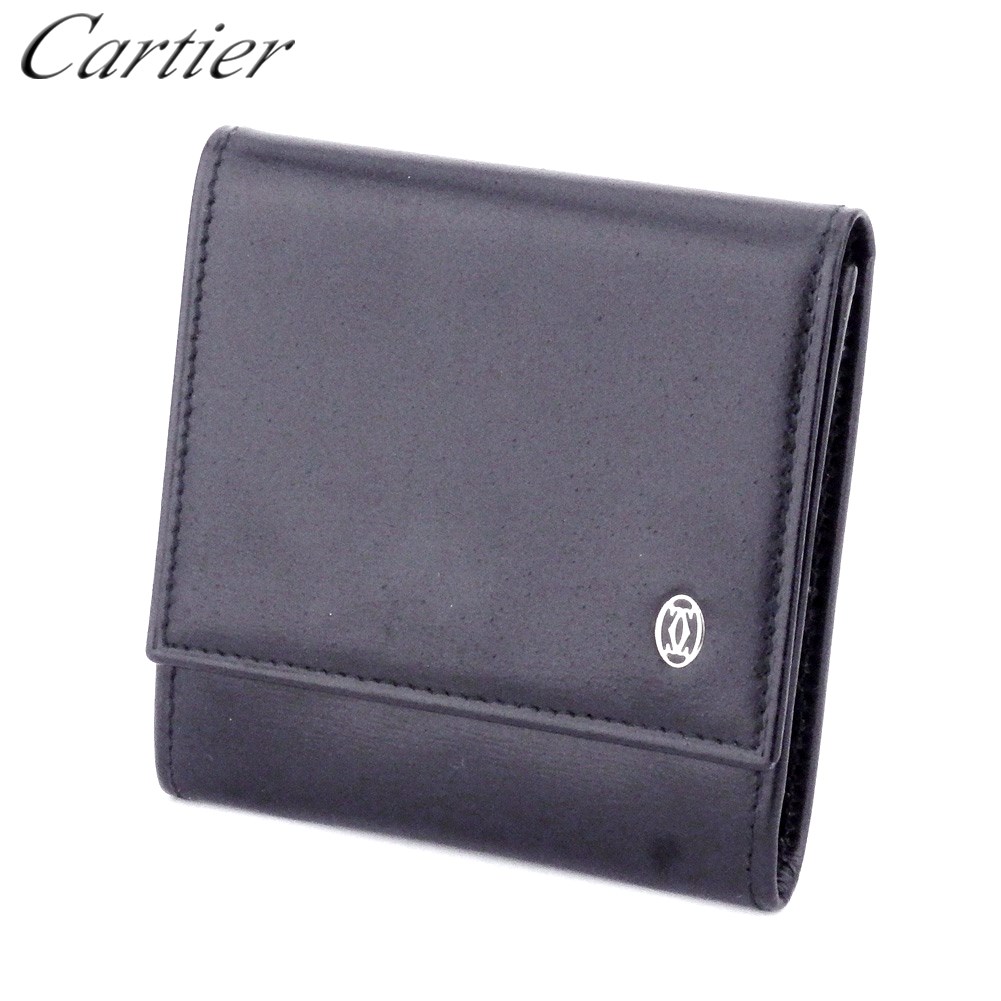 【美品】カルティエ コインケース カボション レザー ブラック 楽天市場】【財布】Cartier カルティエ カボション コインケース