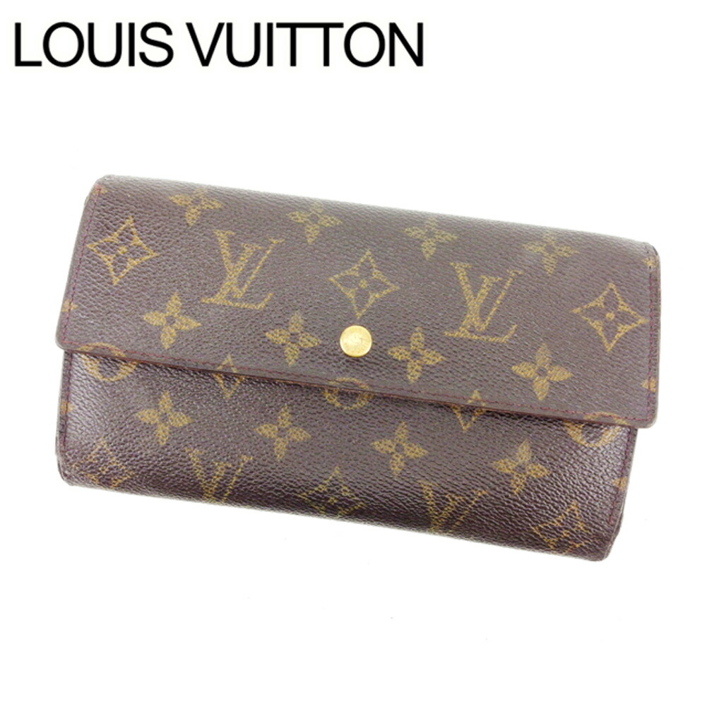 送料無料 中古 ルイヴィトン 三つ折り財布 ポルトトレゾールインターナショナル モノグラム Pvc レザ Louis Vuitton 三つ折りサイフ サイフ 財布 折りタタミブランド 三つ折り財布財布 ユニセックス 小物 人気 贈り物 迅速発送 在庫処分 男性 女性 良品 1点物