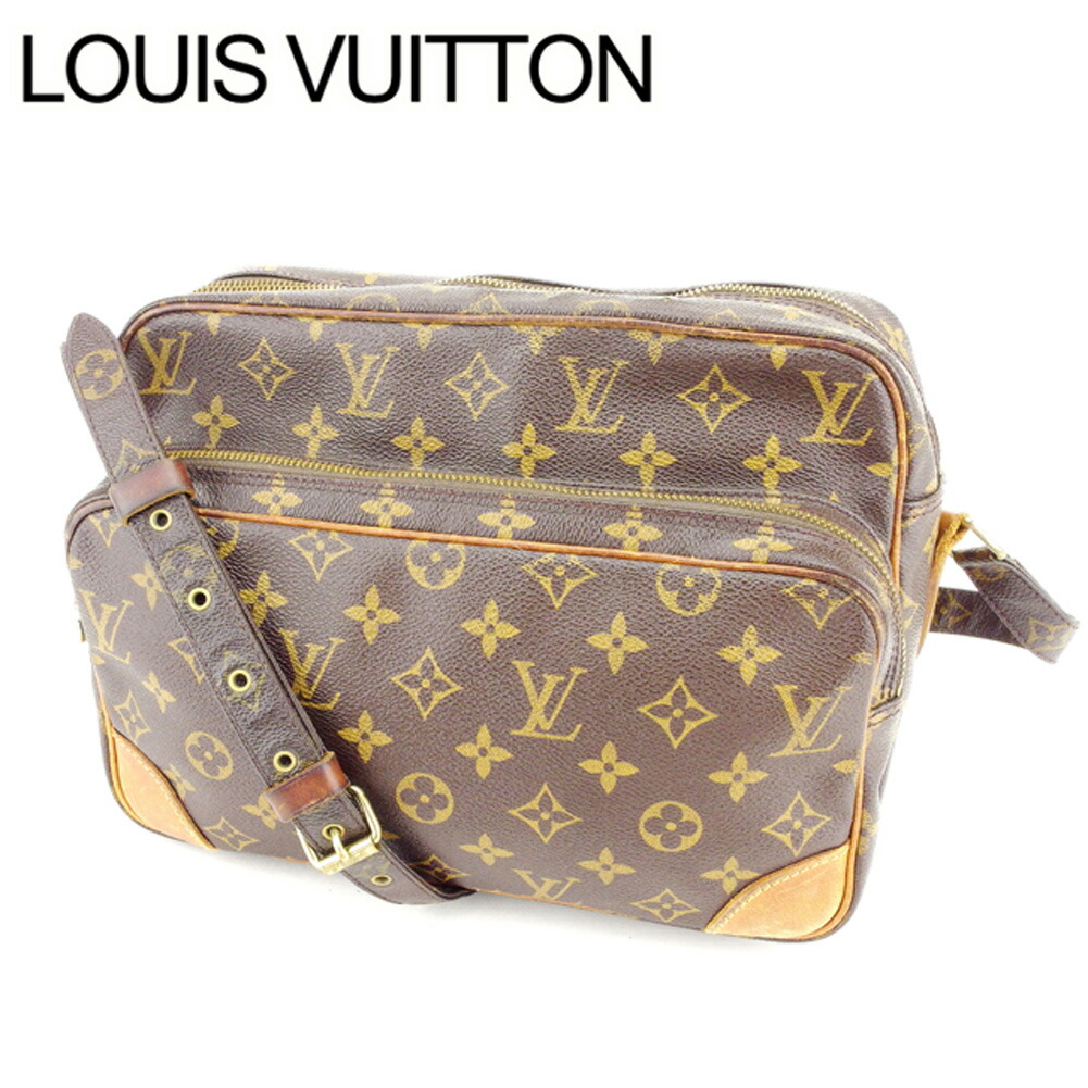 中古 Vuitton ルイヴィトン Vuitton ブランド トートバッグ バッグ 斜めがけショルダー レディース ナイル Louis ルイヴィトン ブラウン メンズ ショルダーバッグ モノグラム Mクリスマス プレゼント バック ブランド 人気 収納 在庫一掃 1点物 兼用 男性 女性