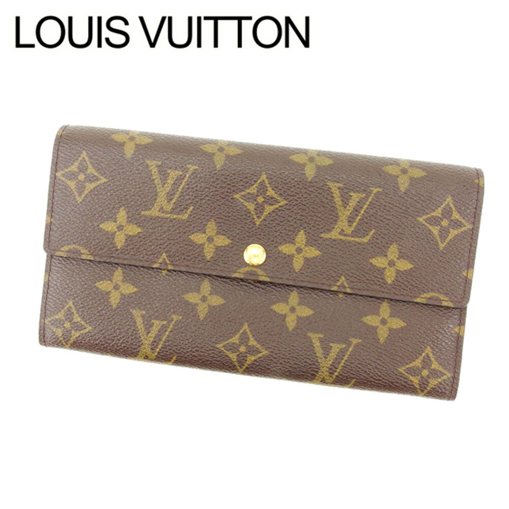 美品❣️ルイヴィトン モノグラム ポシェットポルトモネクレディ 二つ折り長財布 11640907_2.jpg