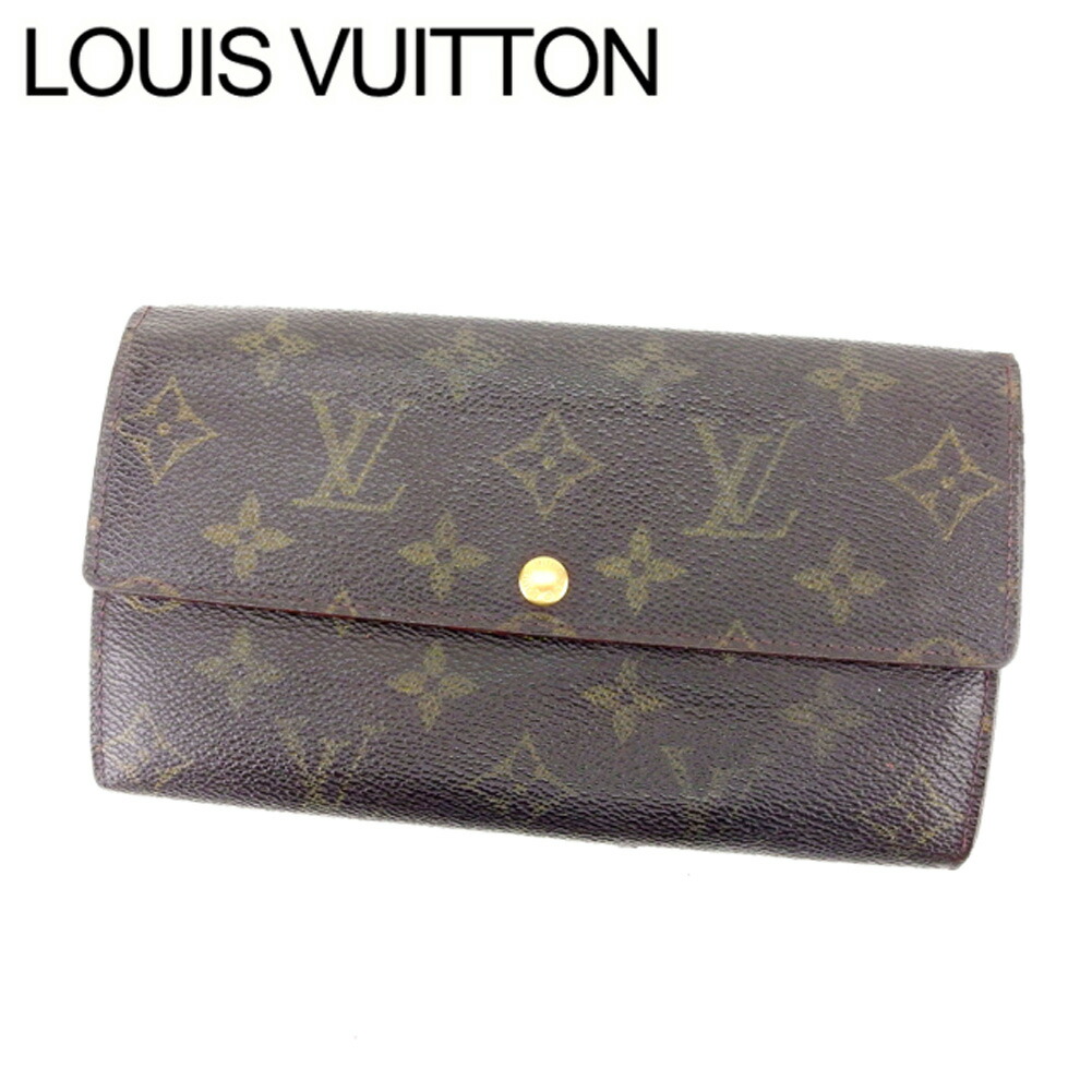 楽天市場】ルイヴィトン LOUIS VUITTON 二つ折り長財布 m80726 30日間