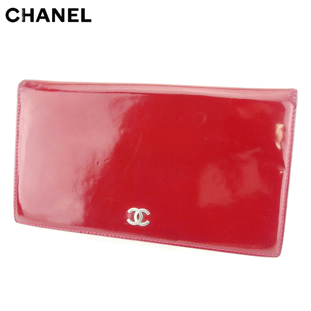 CHANEL シャネル　財布　長財布　ヴィンテージ　ココマーク CHANEL】シャネル ココマーク 長財布 ヴィンテージ ラムスキン