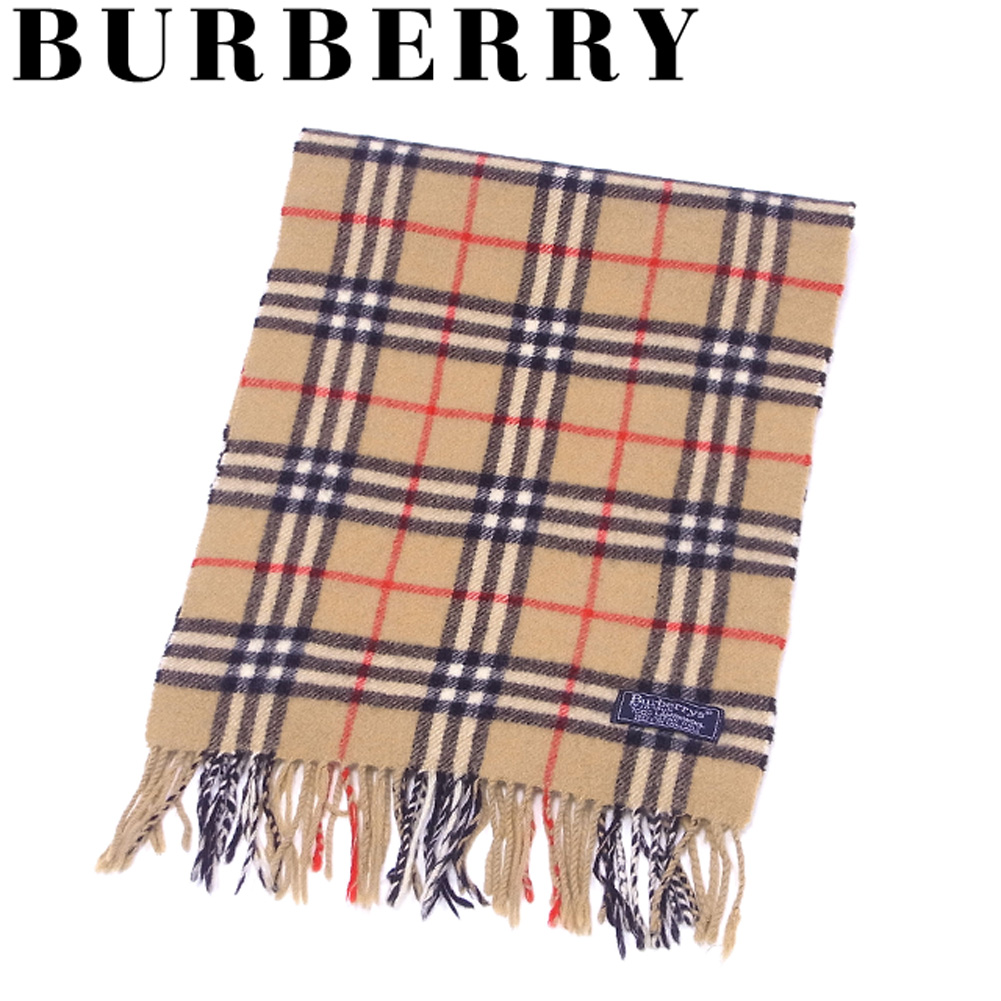 beige burberry scarf