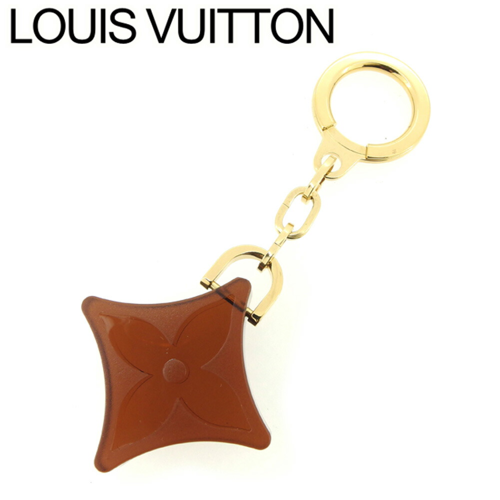 Louis Vuitton キーリング レッドフラワー Louis Vuitton キーリング レッドフラワー