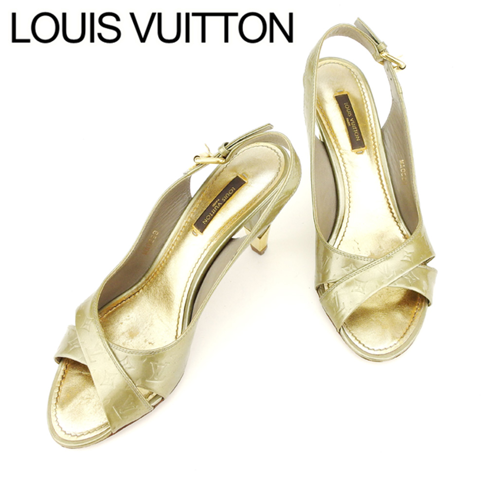 BRAND DEPOT TOKYO: Louis Vuitton Louis Vuitton sandals shoes shoes Lady&#39;s #36 ハーフヴェルニグリーンパテントレザー ...