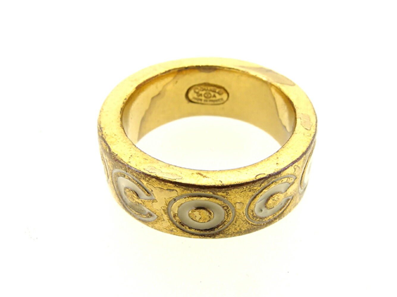 中古 Chanel ゴールド シャネル Chanel 指輪 リング リング レディース ゴールド T65 ブランドデポ Tokyo夏 プレゼント 指輪 リング Cocoマーク レディース