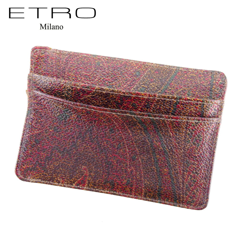 【★日本未入荷★】ETRO ☆ ペイズリー カードホルダー ☆日本未入荷☆】ETRO ☆ ペイズリー カードホルダー