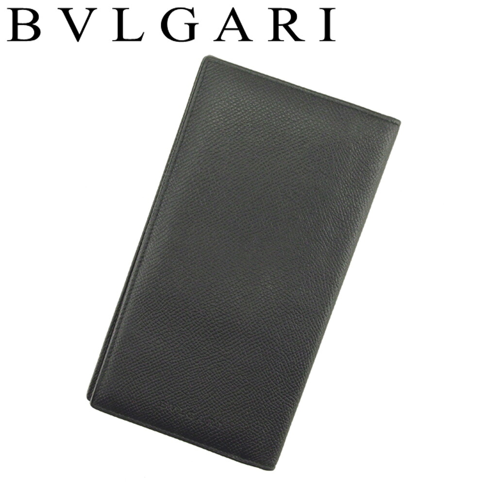 【土日BIG SALE★27％OFF引き換え証】ブル小峡谷 長紙入れ ブランド名長紙入れ 長紙入れ 紙入れ 黒いこと なめし革 クラシコ 【中古】 t9122 ブランド名 ご機嫌ブランド名 ヴィンテージ 貨物輸送無料
