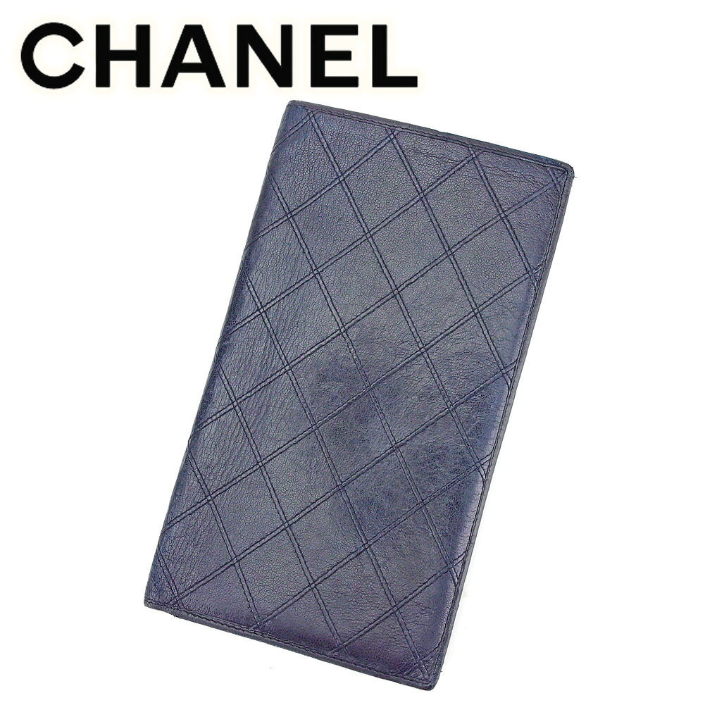 【雨季得SALE★21％OFFクーポン券】シャネル 長紙入れ ブランド名長紙入れ 長紙入れ 長紙入れ 逃げ口 夏 科目 黒いこと なめし革 ビコローレ 貨物輸送無料 【中古】 t9569 ブランド名 ご機嫌ブランド名 ヴィンテージ 貨物輸送無料