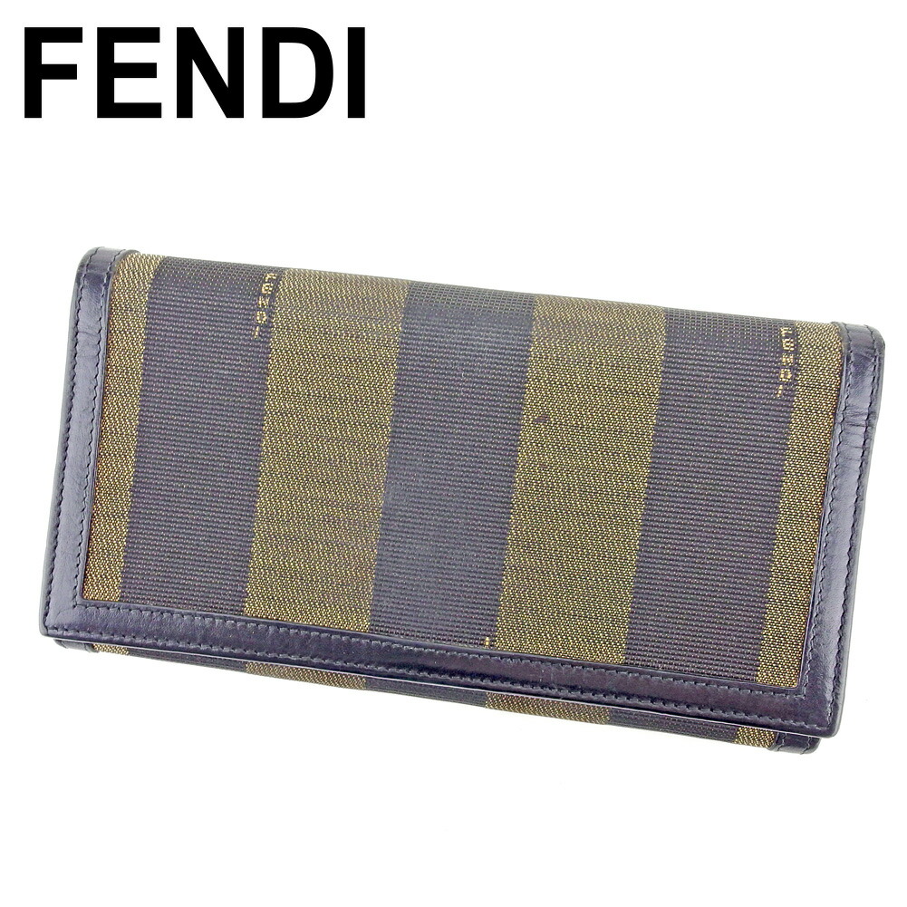 楽天市場】【財布】FENDI フェンディ ペカン柄 ラウンドファスナー 長
