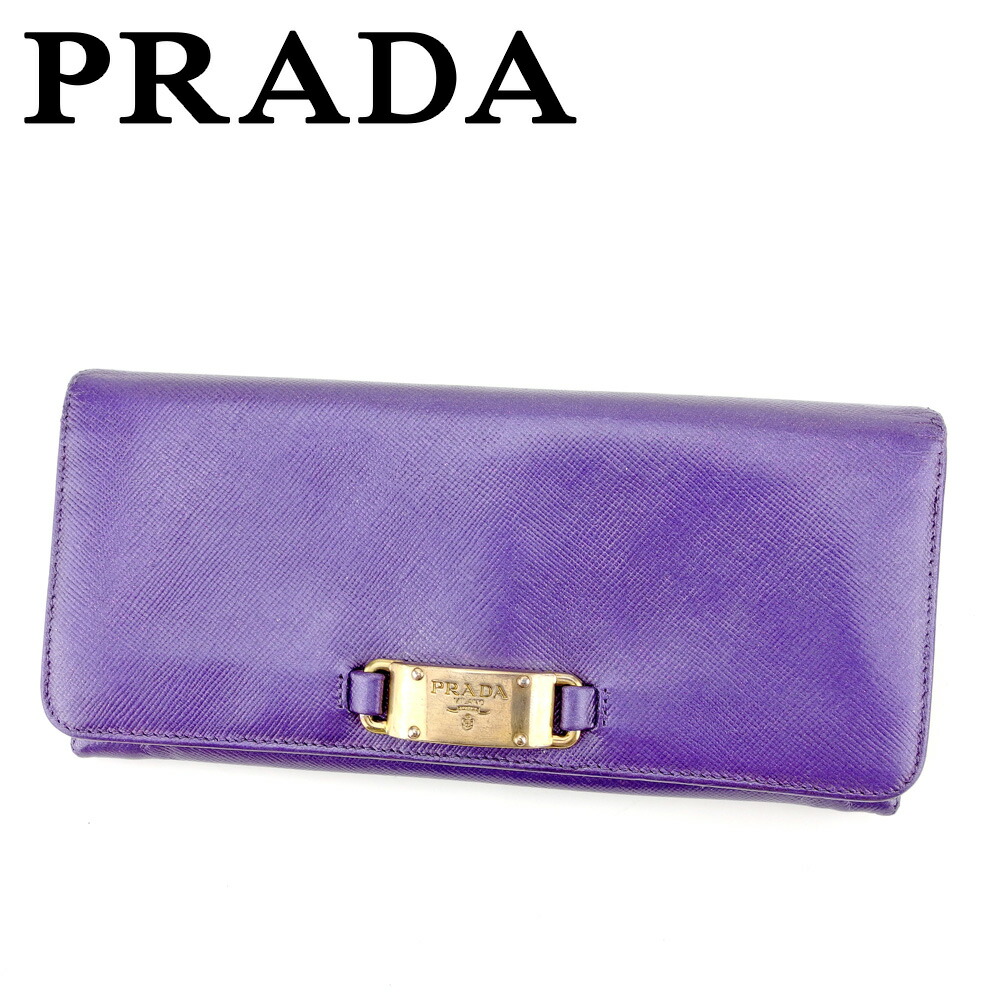楽天市場】【財布】PRADA プラダ ロゴ ラウンドファスナー 長