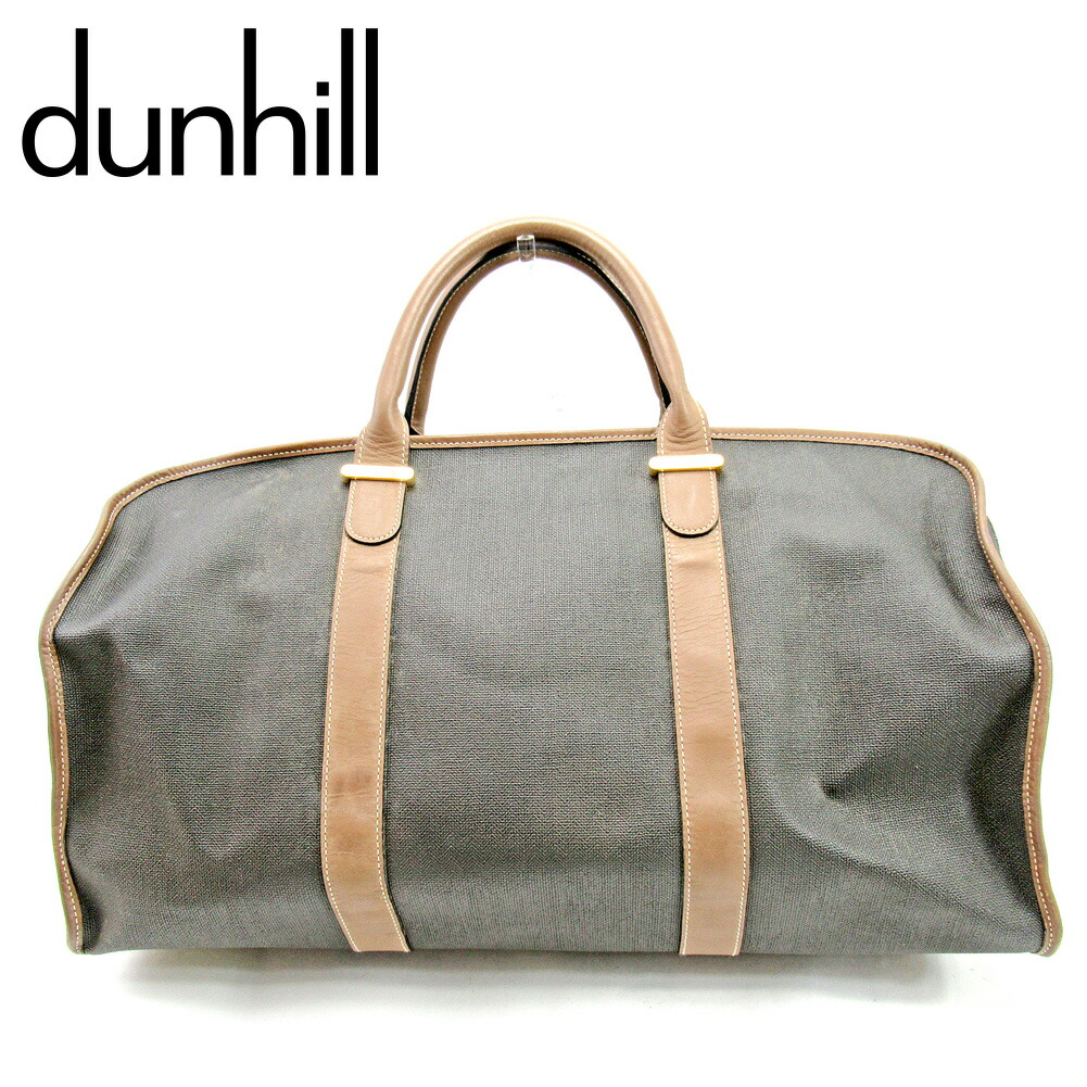 楽天市場】【バッグ】dunhill ダンヒル ボストンバッグ