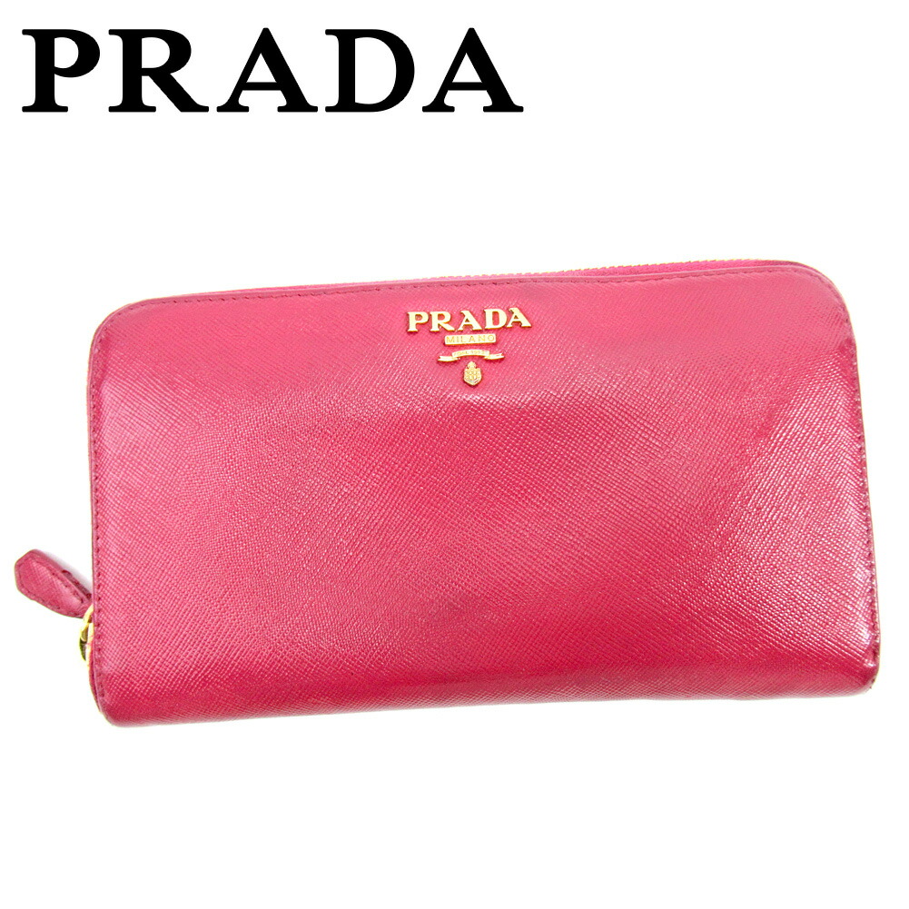楽天市場】【財布】PRADA プラダ ラウンドファスナー長財布