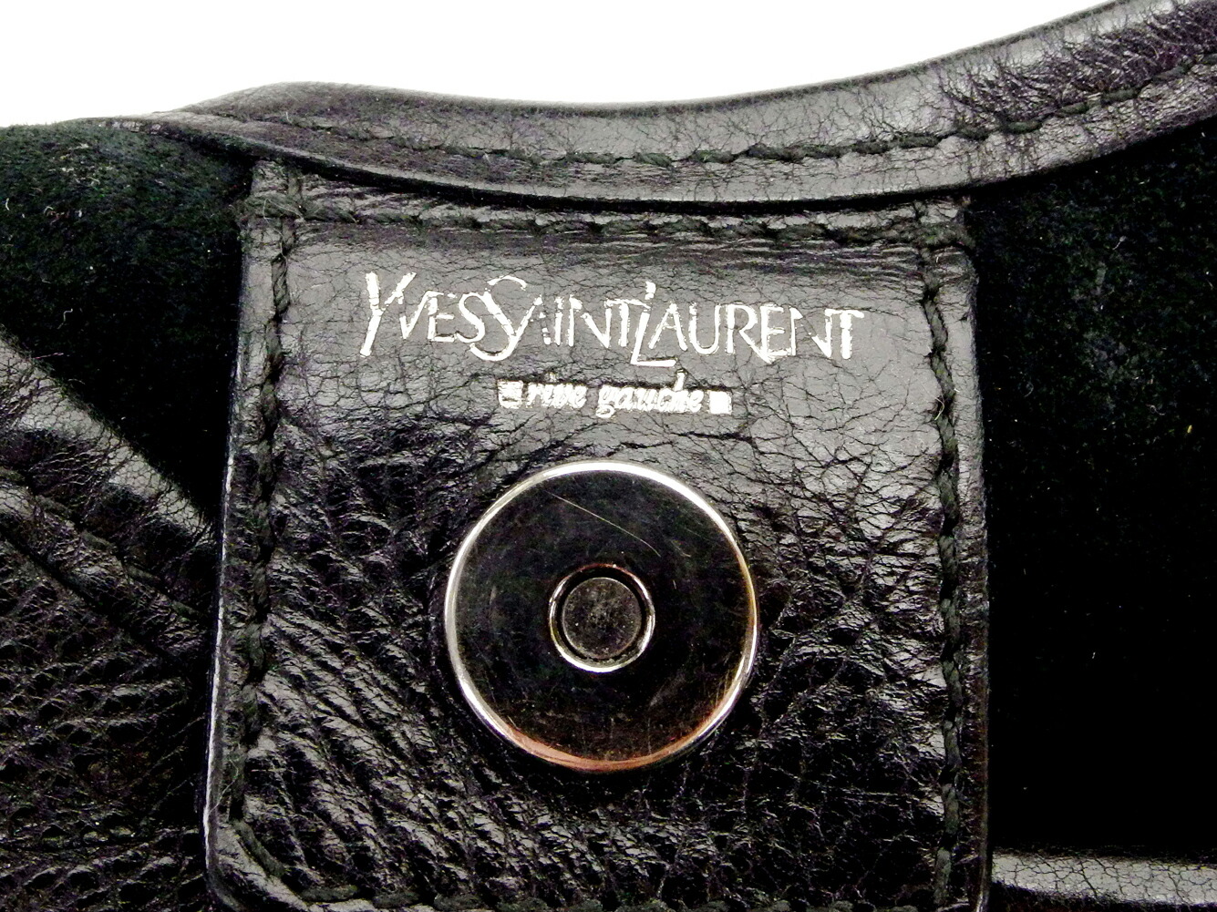 中古 サンローラン Saint Laurent ショルダーバッグ ワンショルダー バッグ フェンディ リヴゴーシュ 中古 モンバサ レディース メンズ ブラック ブラウン シルバー クリスマス プレゼント バック ブランド 人気 収納 在庫一掃 1点物 兼用 男性 女性 良品 T9299