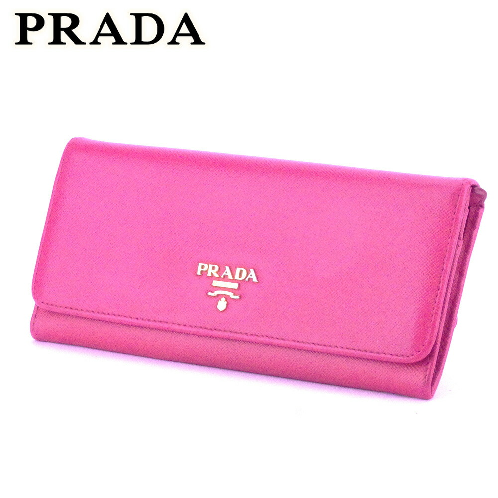 PRADA ラウンドファスナー 長財布 ピンク PRADA プラダ 長財布 日本未発売 1M0506 ラウンドファスナー