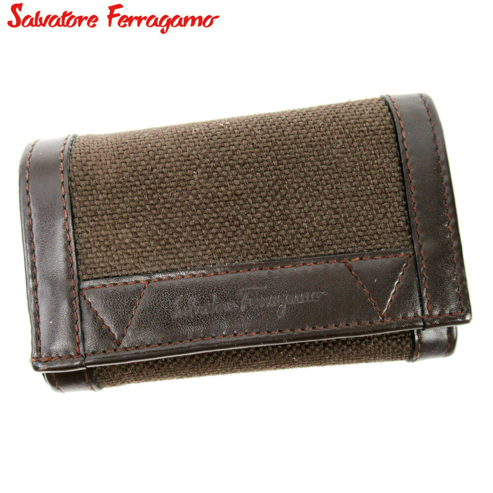 サルヴァトーレフェラガモ　6連 キーケース サルヴァトーレフェラガモ 6連キーケース メンズ Salvatore