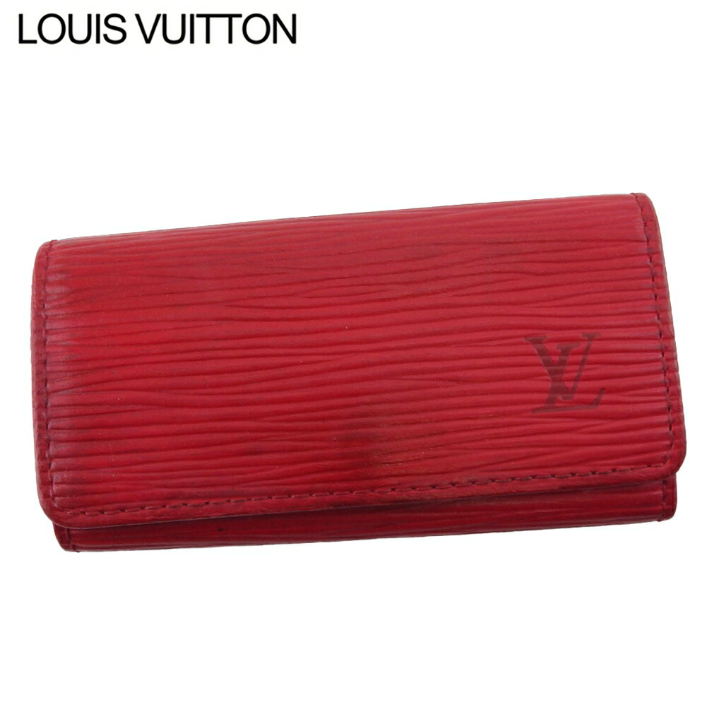 【美品】ルイヴィトン・4連キーケース・ミュルティクレ4・エピ・赤 LOUIS VUITTON - ルイヴィトン・4連キーケース・ミュルティクレ4