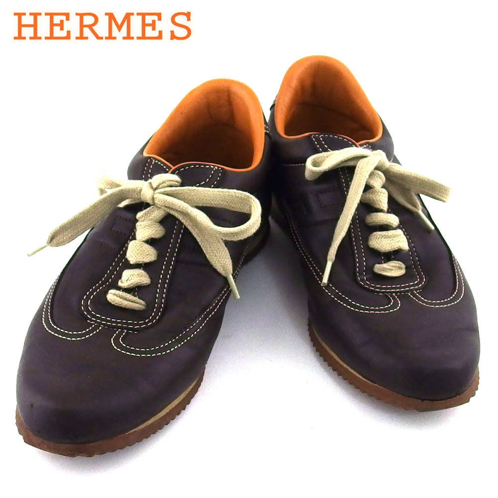 HERMES エルメス クイック スエード Hロゴ ローカット スニーカー 12170967.jpg