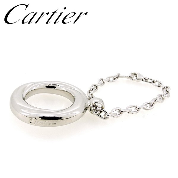 箱付き未使用美品カルティエCartier キーホルダー シルバー本物 楽天市場】カルティエ Cartier キーホルダー チャーム キューブ