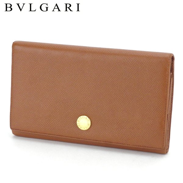 【土日BIG SALE★27％OFF引き換え証】ブル小峡谷 長紙入れ ブランド名紙入れ さいふ ジッパー 二つ折り ともし火赤銅色×ゴールド なめし革 ロゴタイプ名取り草 t12062 【中古】 ブランド名 ご機嫌ブランド名 ヴィンテージ 貨物輸送無料