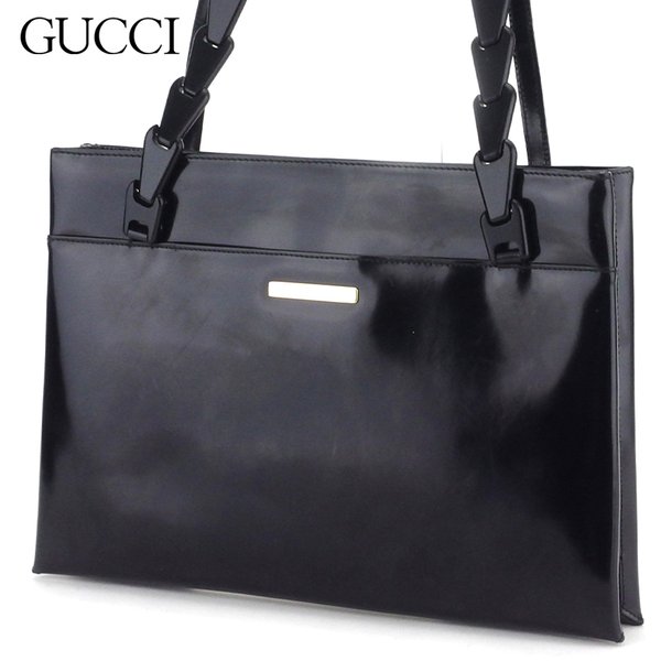 Gucci ブラック ハンドバッグ グッチ GUCCI バッグ （ブラック） -ファッション通販 FASHION