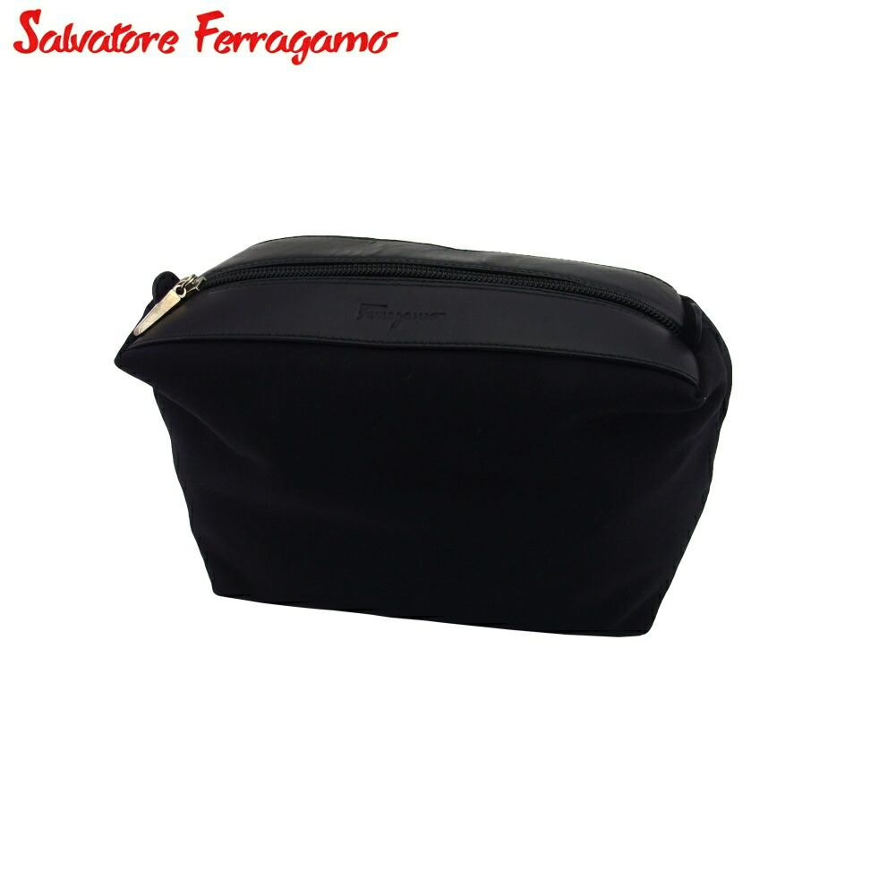 【アン アン】Ferragamo サルヴァトーレフェラガモポーチシルバー 楽天市場】【中古】 サルヴァトーレフェラガモ マイクロポーチ