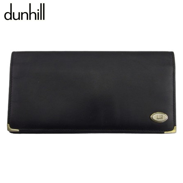【Fashion Special Fair★29％OFFクーポン】【中古】 ダンヒル 長札入れ メンズ可 ブラック dunhill X9340 ブランド ハイブランド ヴィンテージ 送料無料