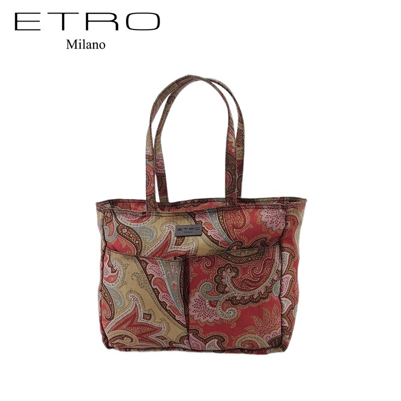楽天市場】エトロ ETRO ペイズリー コーティングキャンバス/レザー