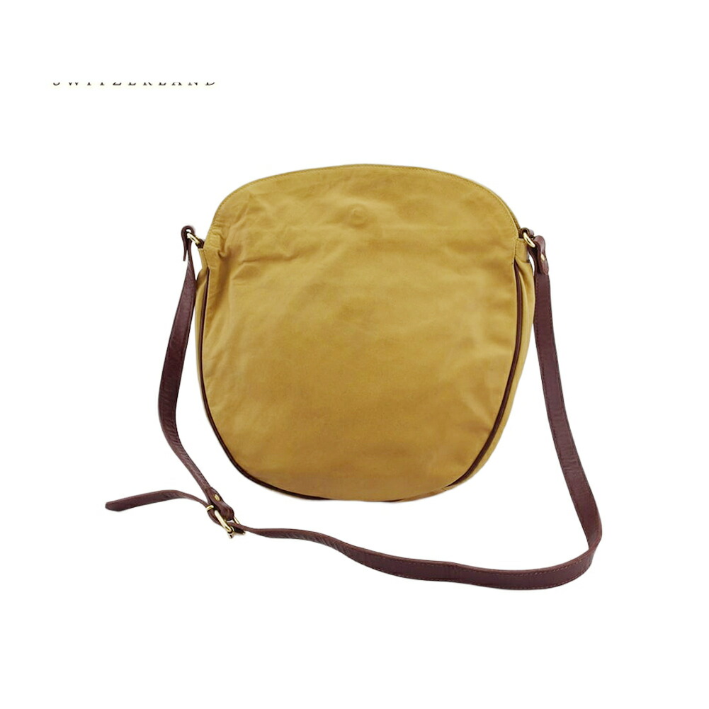 【月代わりの人大売り出し★29％OFFクーポン券】バリー BALLY ショルダーバッグ バイ色つや ベージュ 赤銅色 ゴールド レディース 中古 ブランド名 ご機嫌ブランド名 ヴィンテージ