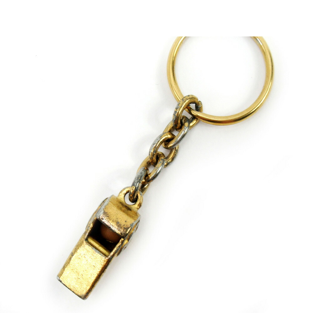 【月入れ替わり大売り出し★29％OFF引き換え証】シャネル CHANEL キーホルダー 呼び笛 ゴールド レディース 中古 ブランド名 ご機嫌ブランド名 ヴィンテージ