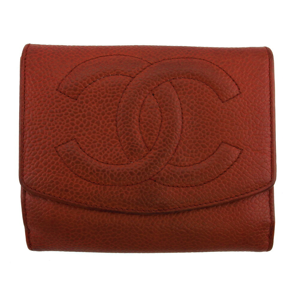 【土日BIG SALE★27％OFF引き換え証】シャネル CHANEL 長紙入れ ココマーク 年寄りのシャネル 赤いこと レディース 中古 ブランド名 ご機嫌ブランド名 ヴィンテージ