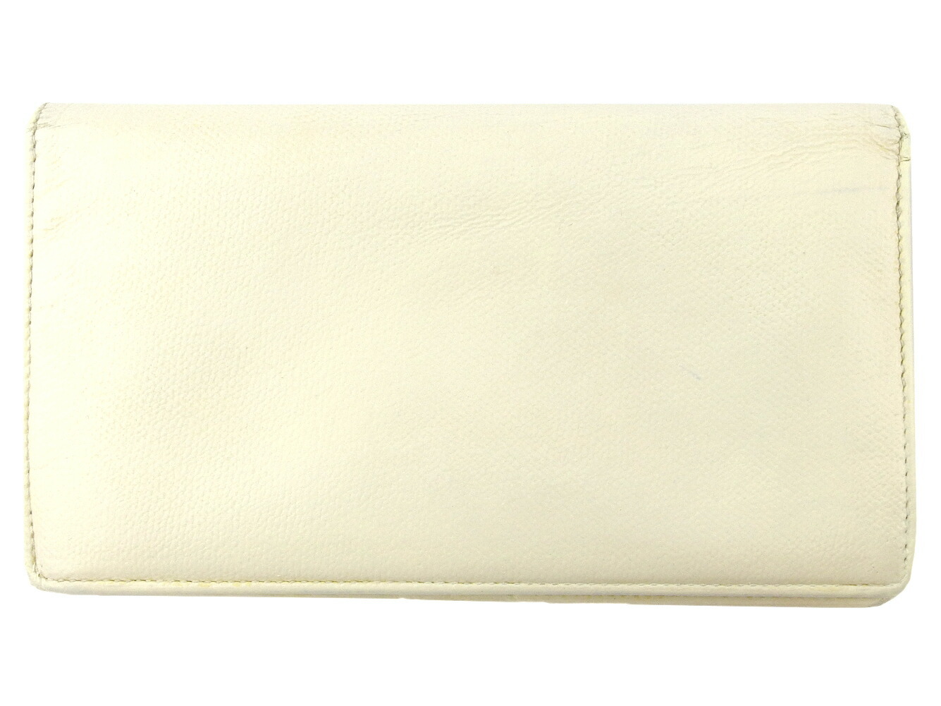 【土日BIG SALE★27％OFF引き換え証】シャネル CHANEL 長紙入れ ココボタン 年寄りのシャネル 白いこと 白 しろがね色 レディース 中古 ブランド名 ご機嫌ブランド名 ヴィンテージ