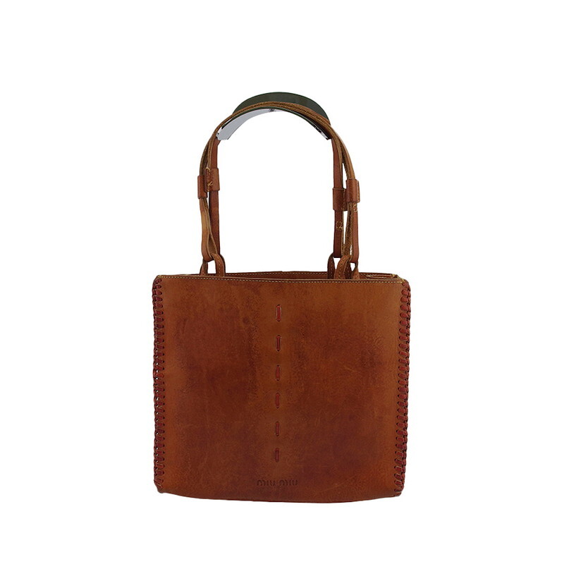 Riomiumiu ショルダーバッグ トートバッグ ブラウン 新品未使用 Riomiumiu ショルダーバッグ トートバッグ ブラウン 新品未使用